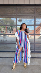 SO FETCH MAXI SWEATER PONCHO