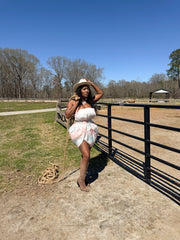 SADDLE UP TULIP DRESS