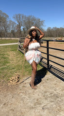 SADDLE UP TULIP DRESS