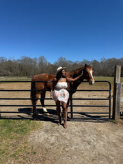 SADDLE UP TULIP DRESS