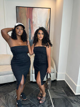 UNBOTHERED DENIM DRESS