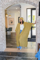 Alyssa Poncho with Head Wrap/ Belt