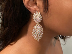 CRYSTAL WINGS EARRINGS (CLIP ON)