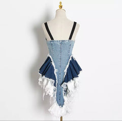 TUTU DENIM TOP