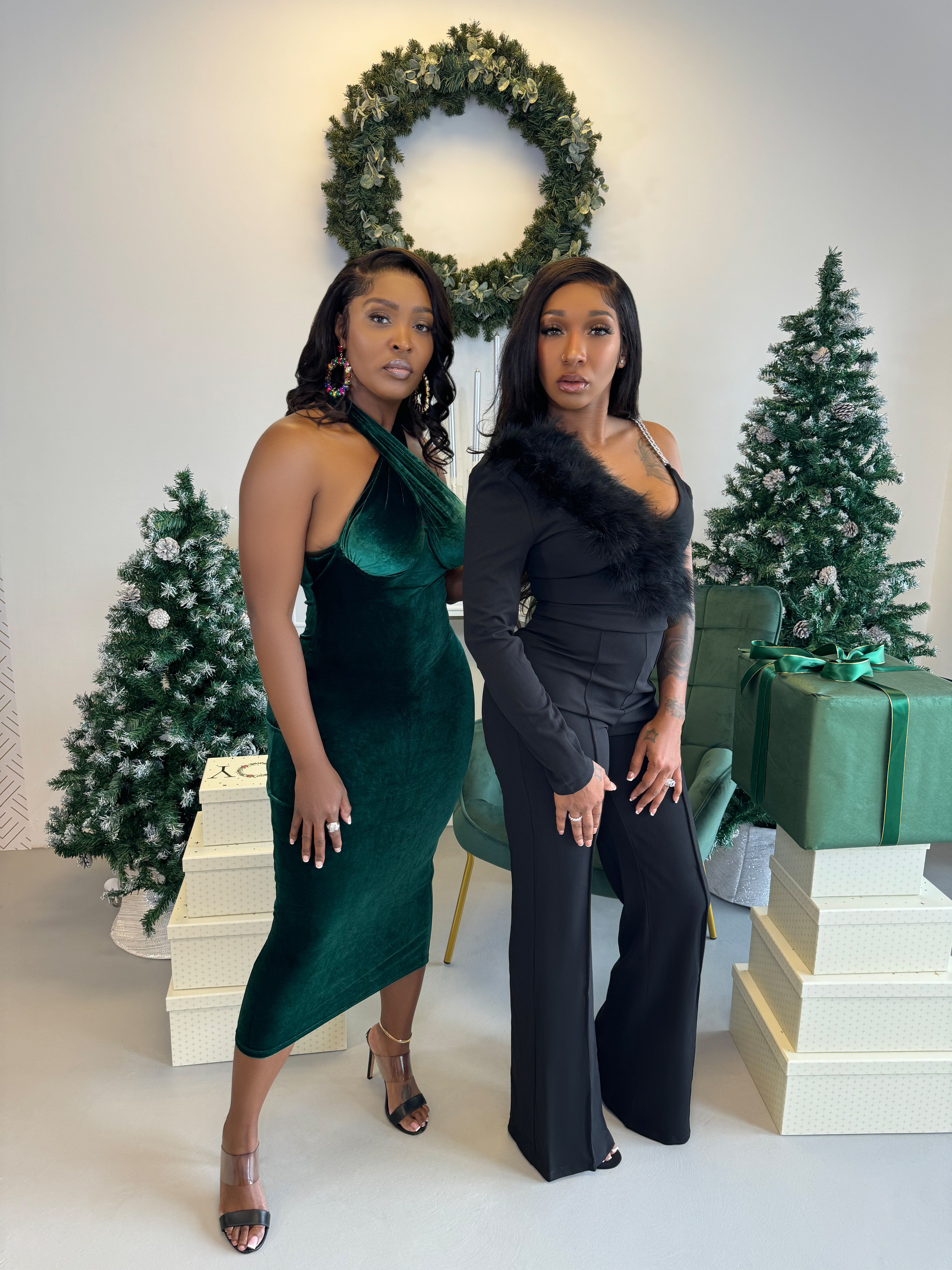 MEAN GREEN VELVET MIDI DRESS – Regal Karats MEAN GREEN VELVET MIDI DRESS – Regal Karats