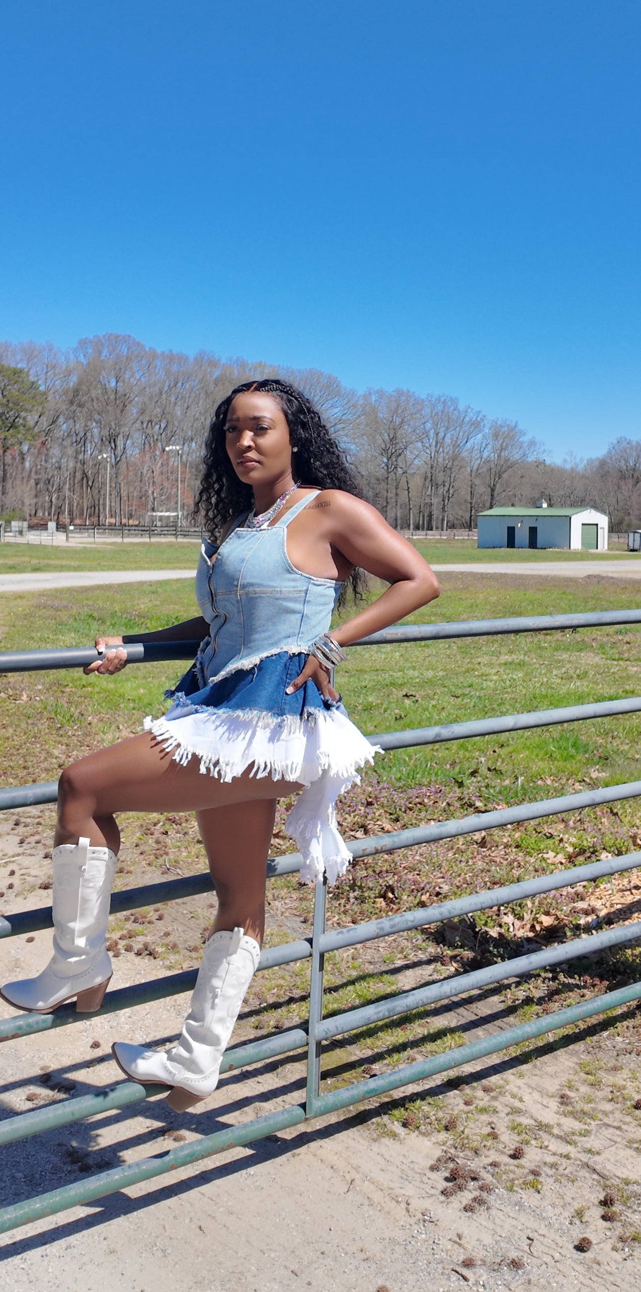 TUTU DENIM TOP Regal Karats TUTU DENIM TOP Regal Karats