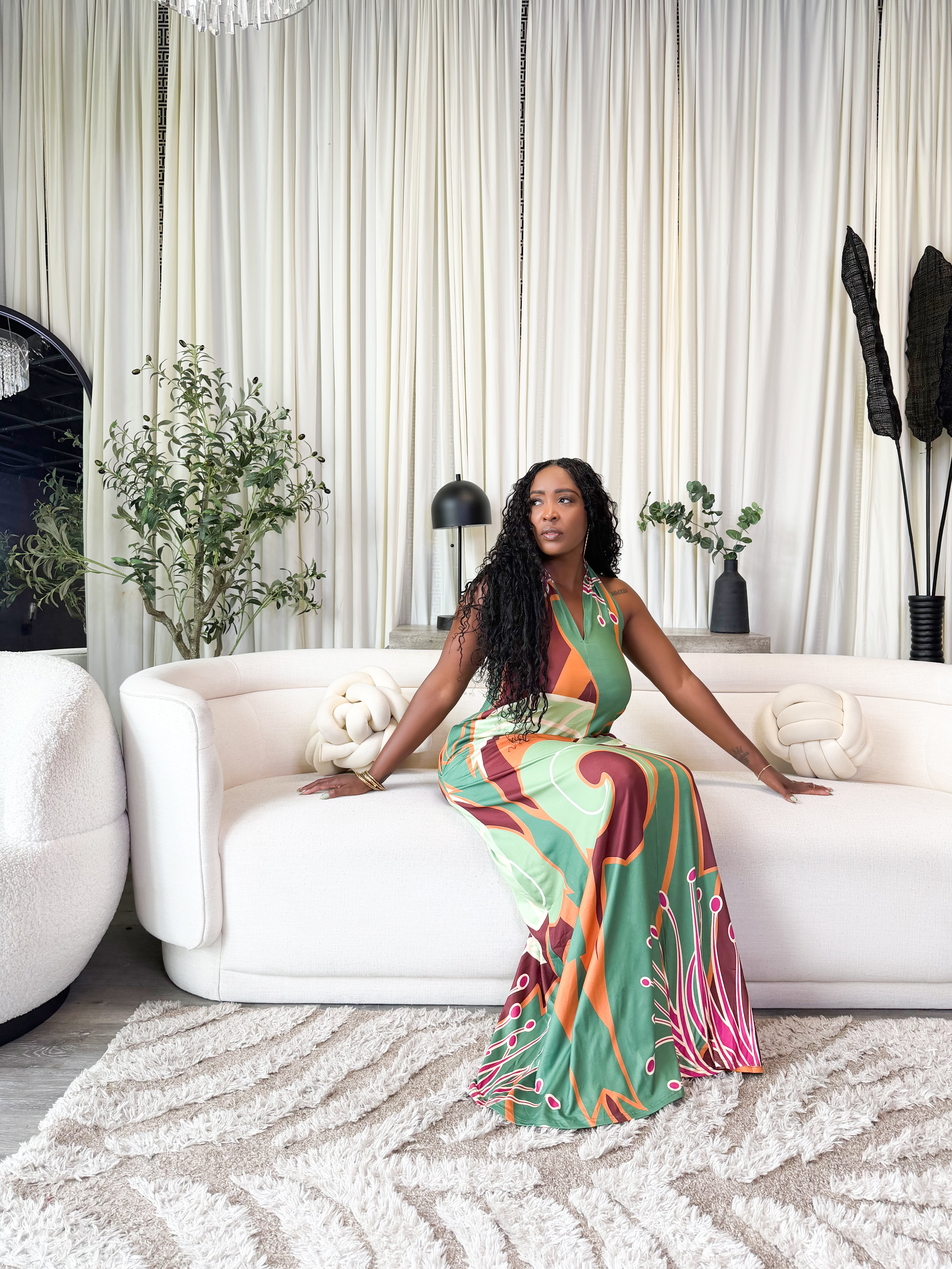 ARTSY MAXI DRESS