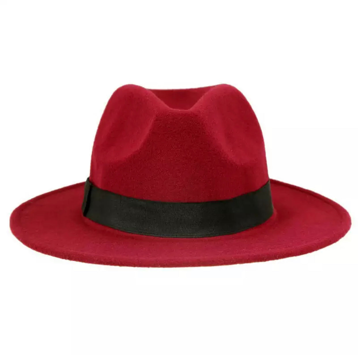 Straight Brim Fedora Hat