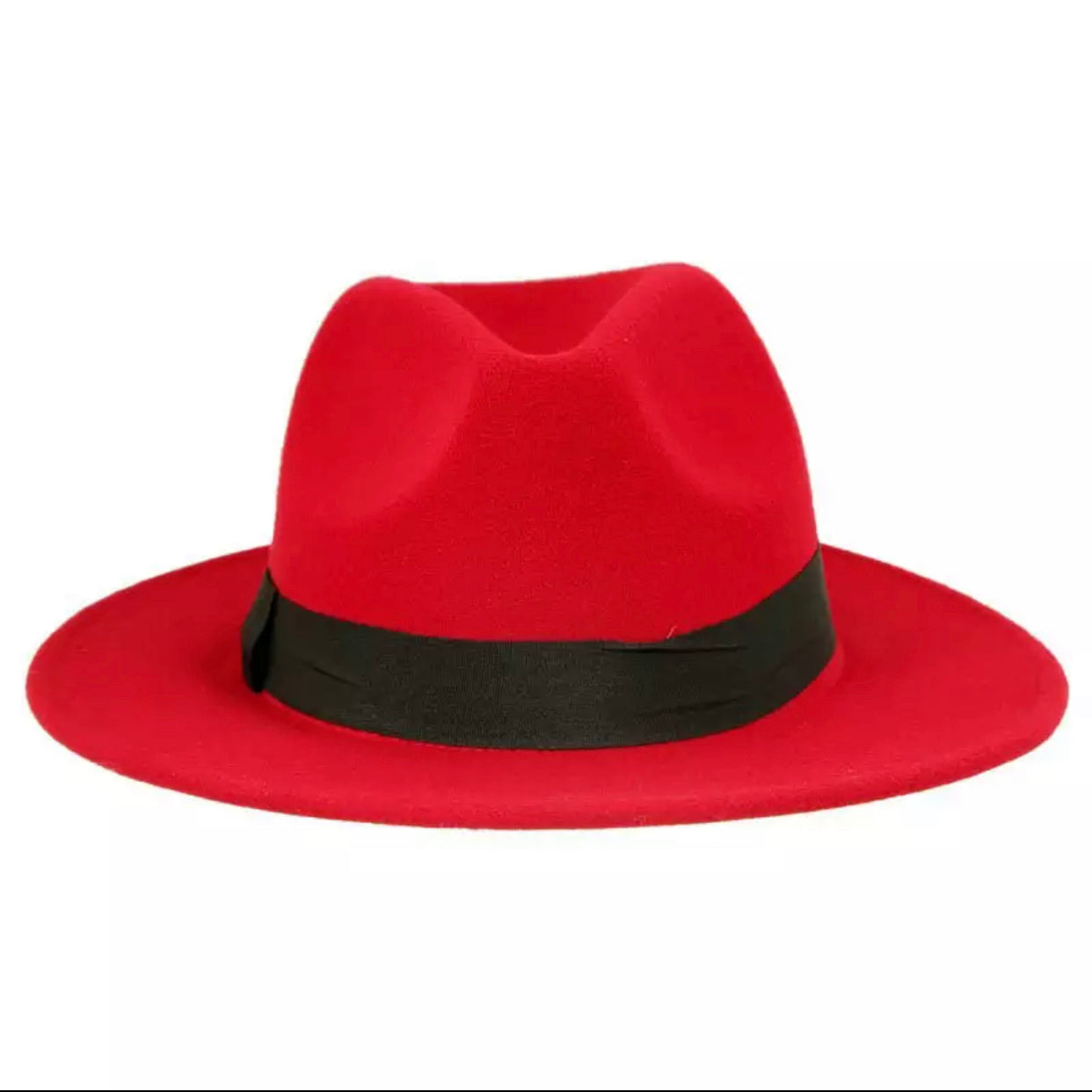 Straight Brim Fedora Hat