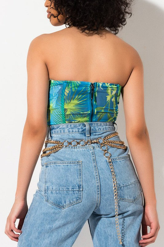 Tropical Vibes Corset