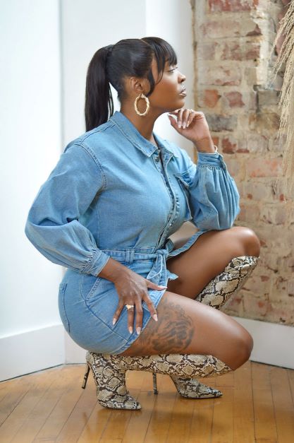 NOT YOUR AVERAGE DENIM DRESS