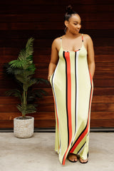 Striped Maxi Dress