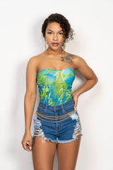 Tropical Vibes Corset